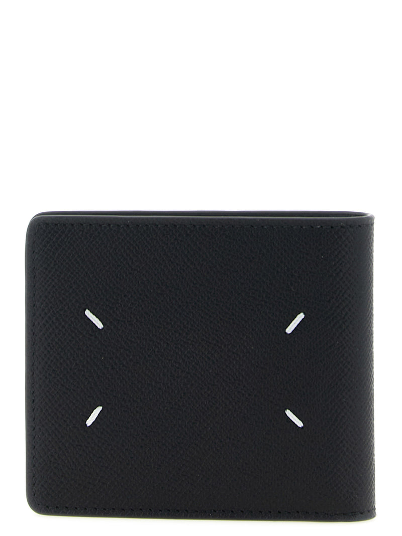 Maison Margiela Black Calfskin Folding Wallet