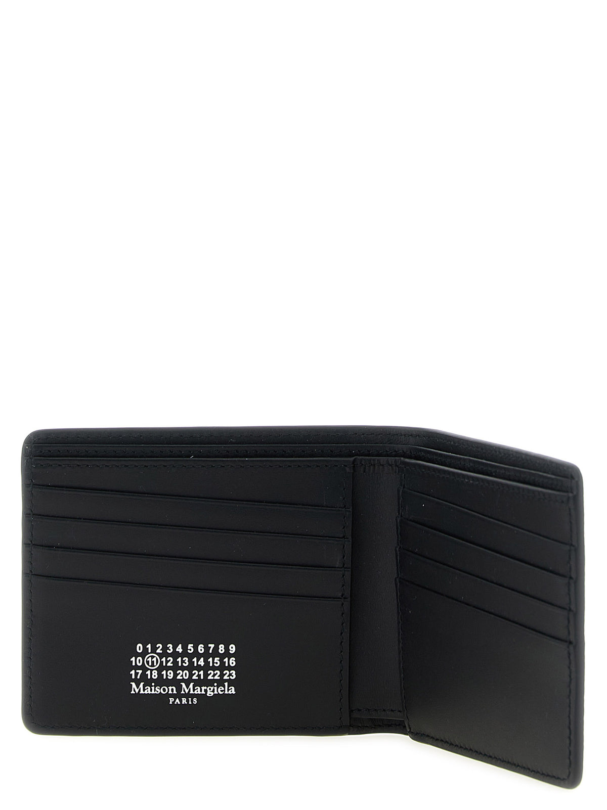 Maison Margiela Black Calfskin Folding Wallet