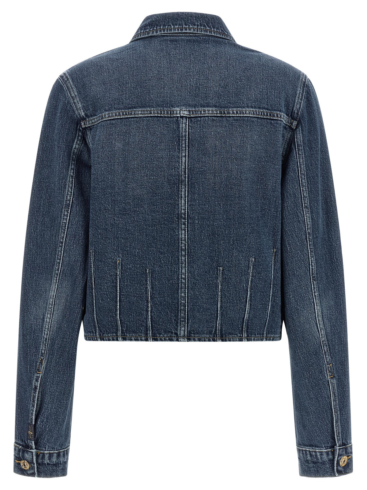 Blouson en jean de coton bleu 7 For All Mankind