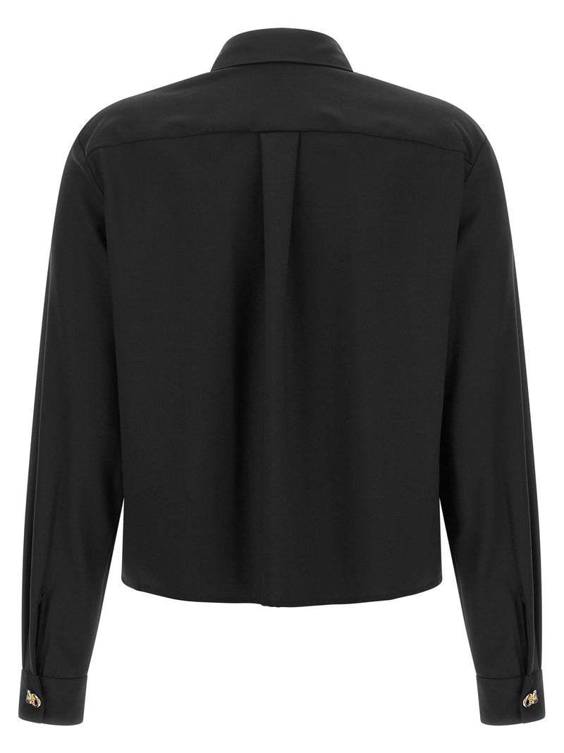 Fabiana Filippi Black Virgin Wool Blouse