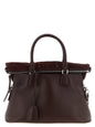 Maison Margiela Bordeaux Calfskin Shoulder Bag