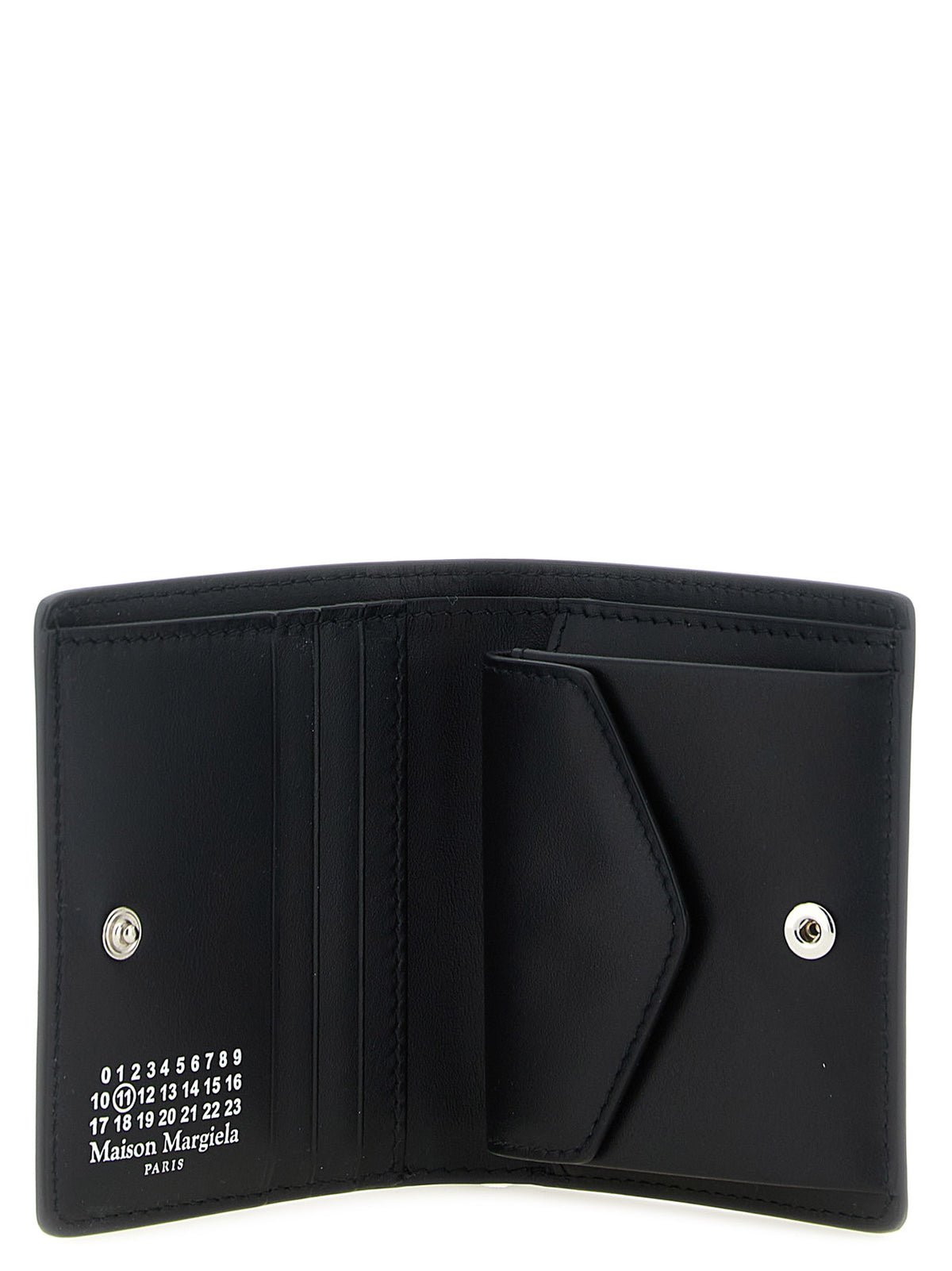 Maison Margiela Black Calfskin Wallet - Elegant & Functional