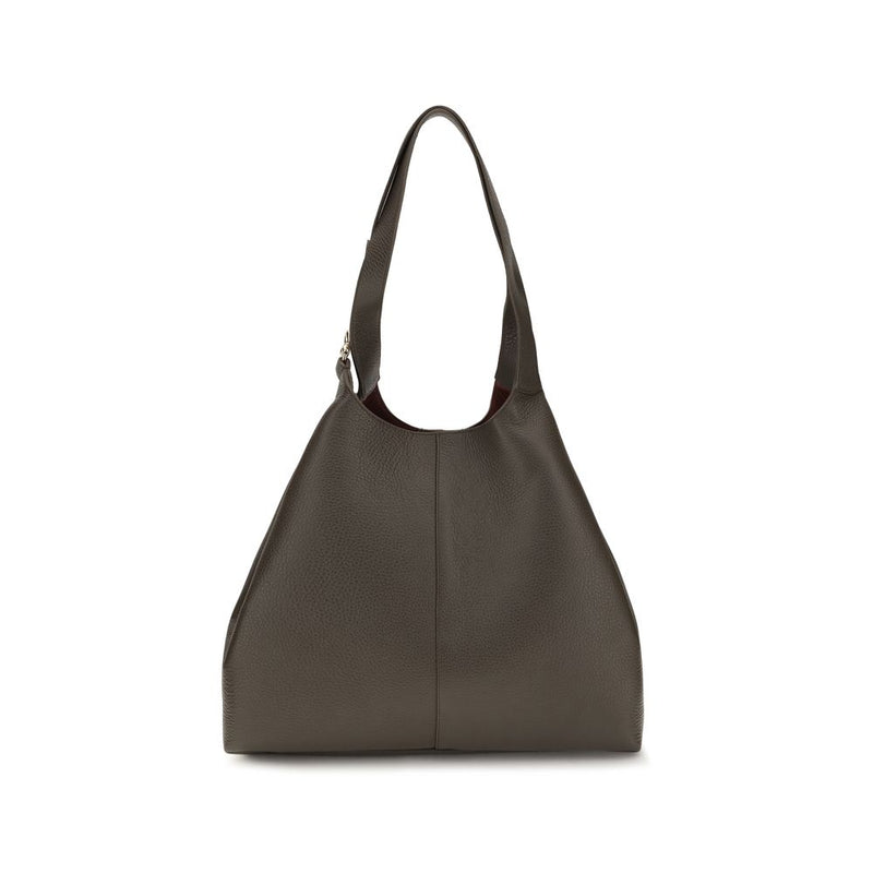 Coccinelle Brown Calf Leather Bos Taurus Shoulder Bag
