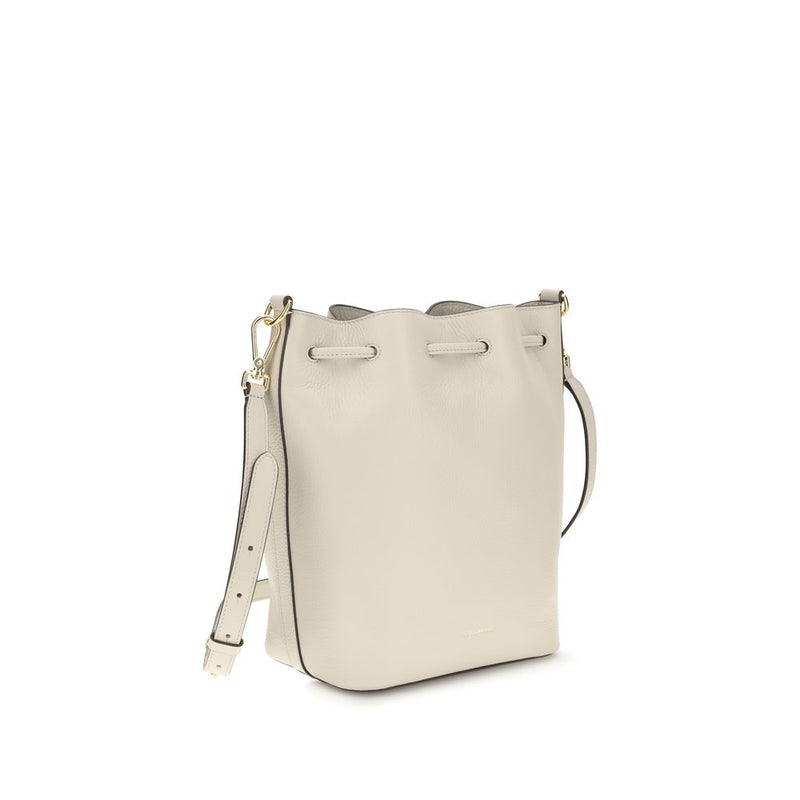 Coccinelle Green Calf Leather Bos Taurus Bucket Bag