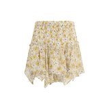 Mini-jupe beige en viscose Isabel Marant Étoile
