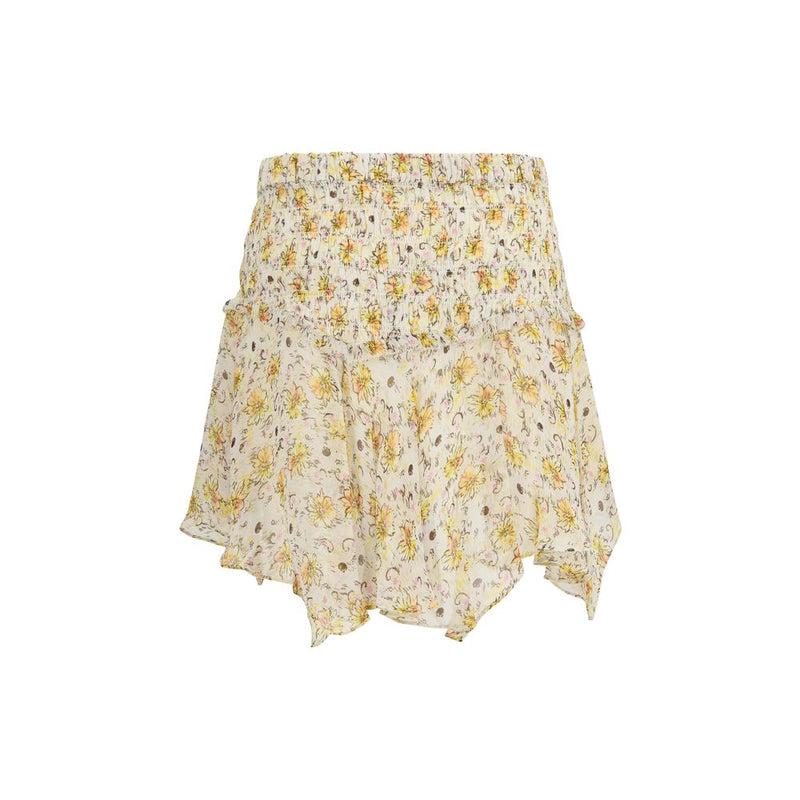Isabel Marant Étoile Beige Viscose Mini Skirt