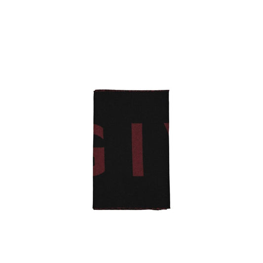 Givenchy Black Virgin Wool Scarf - Luxury Men's Accessory