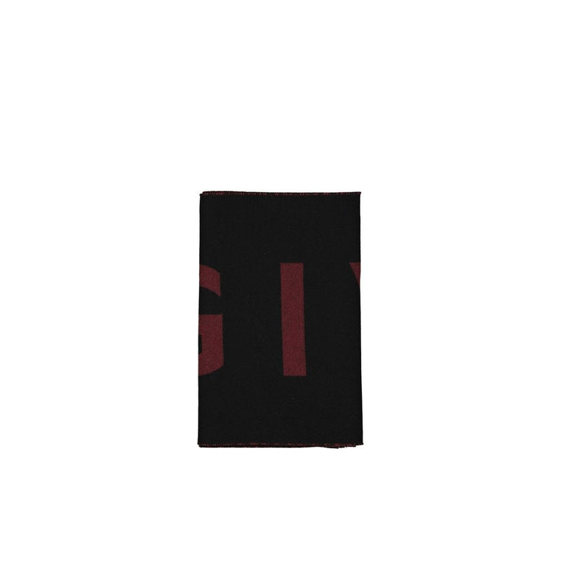 Givenchy Black Virgin Wool Scarf - Luxury Men's Accessory