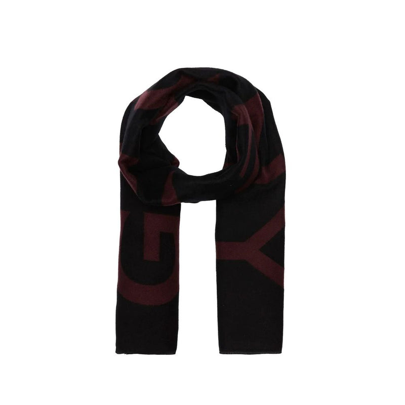 Givenchy Black Virgin Wool Scarf - Luxury Men's Accessory