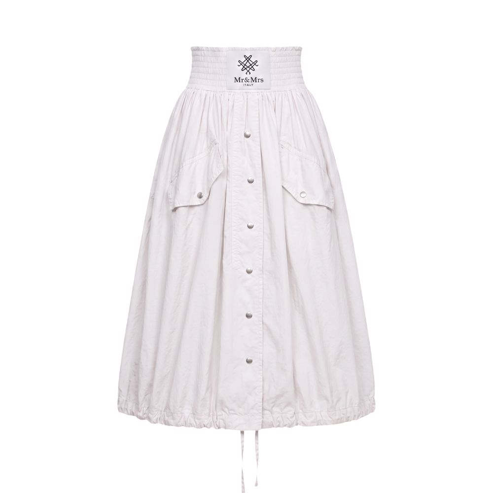 Mr&Mrs Italy White Polyamide Women Skirt - Chic & Stylish