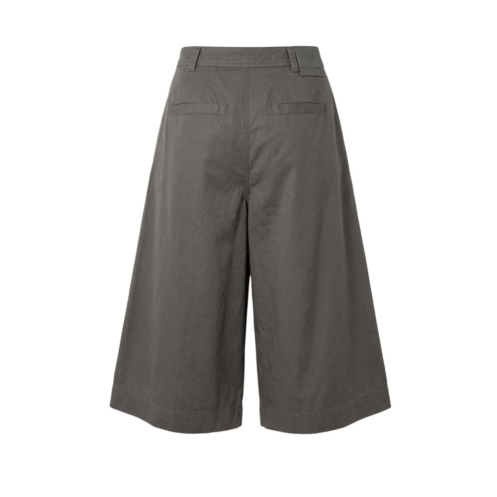 Mr&Mrs Italy Grey Cotton Women Shorts - Effortless Style