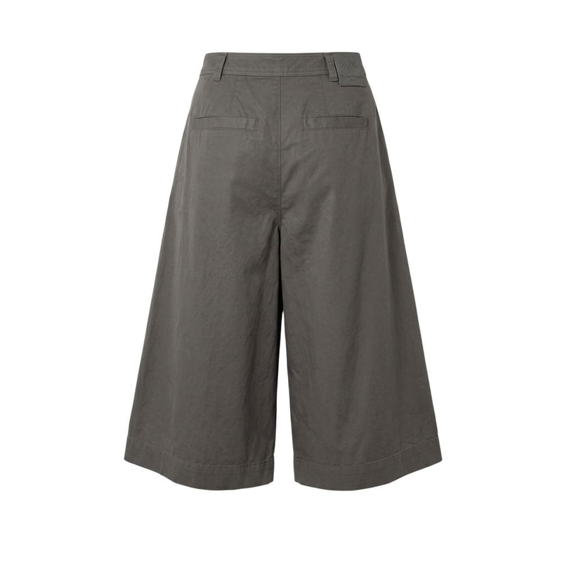 Mr&Mrs Italy Grey Cotton Women’s Bermuda Shorts