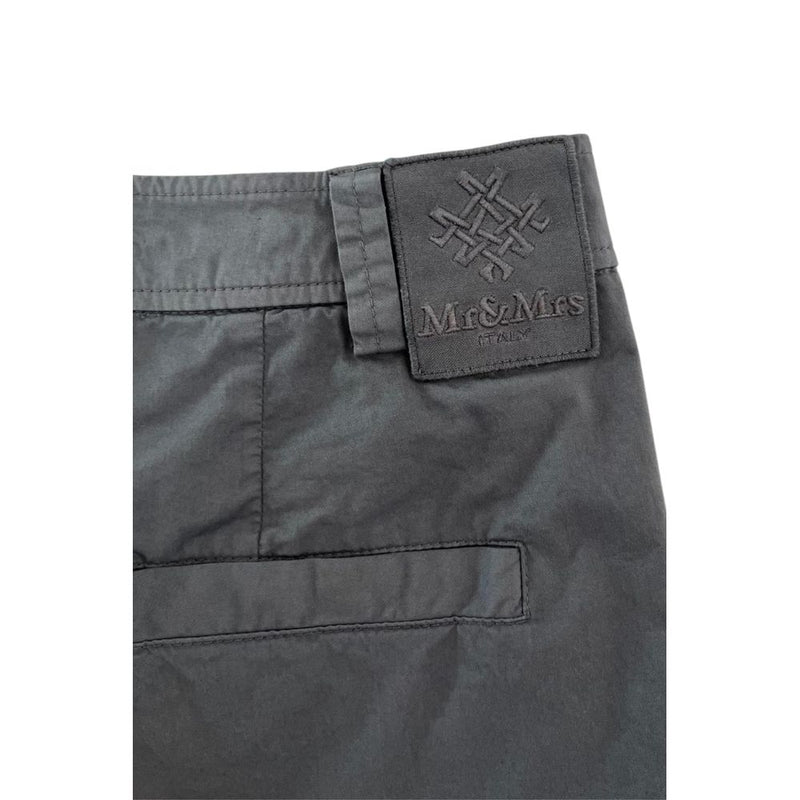 Mr&Mrs Italy Grey Cotton Women’s Bermuda Shorts