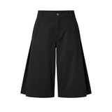 Mr&Mrs Italy Black Cotton Women Shorts - Effortless Chic