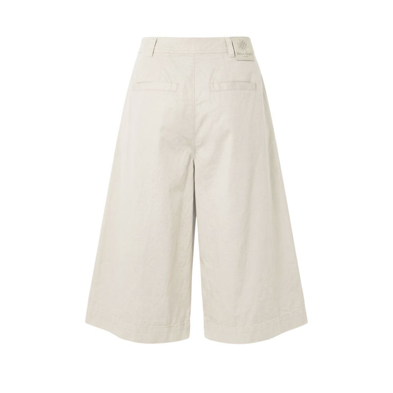 Mr&Mrs Italy White Cotton Women's Bermuda Shorts