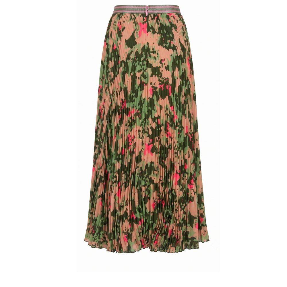 Mr&Mrs Italy Long Pleated Pink Skirt for Women