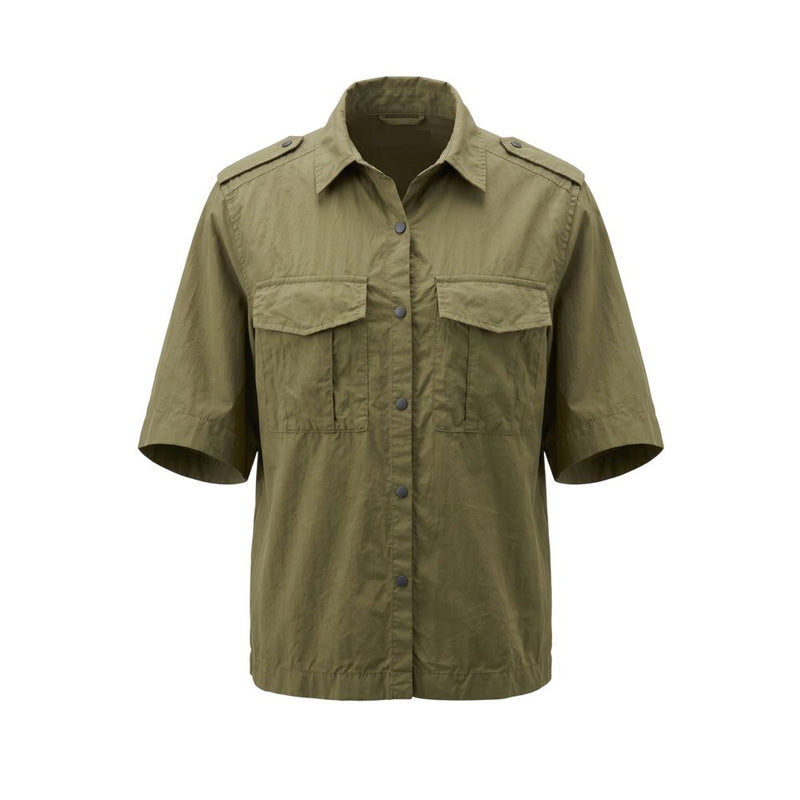 Chemise Femme Vert en Coton Mr&Mrs Italy