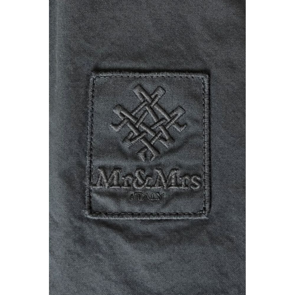 Mr&Mrs Italy Grey Cotton Short Skirt for Women