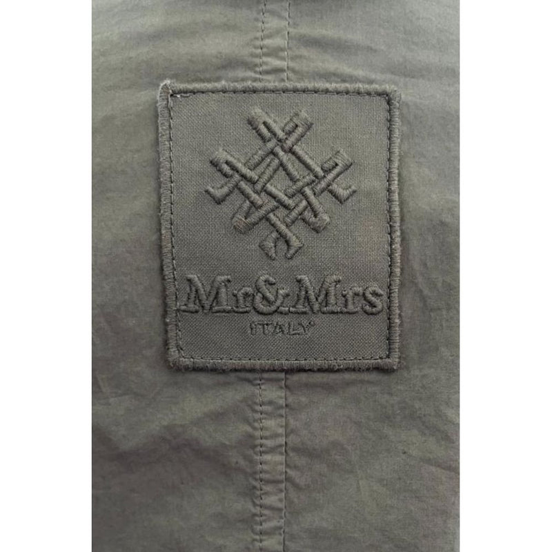 Mr&Mrs Italy Grey Cotton Women Shirt - Sophisticated Style