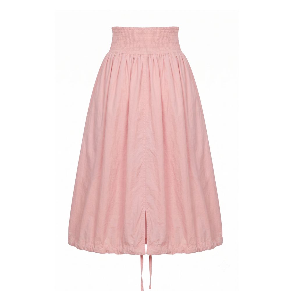 Mr&Mrs Italy Pink Polyester Women's Skirt - Edgy Sophistication