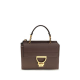 Coccinelle Brown Calf Leather Arlettis Handbag