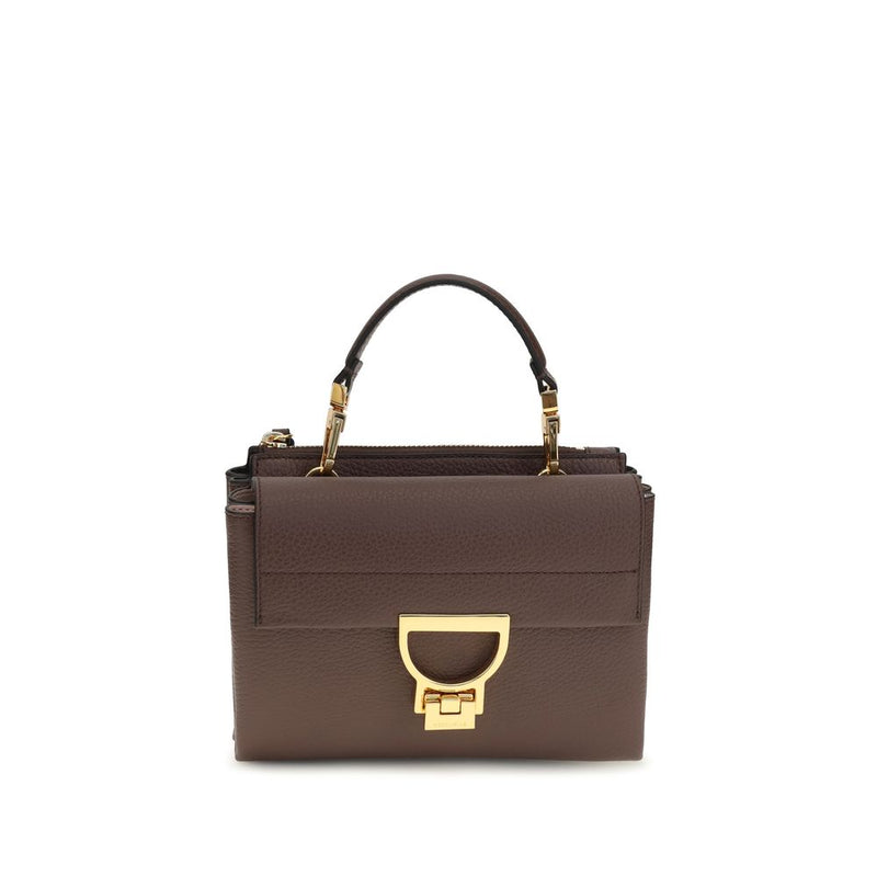 Coccinelle Brown Calf Leather Arlettis Handbag