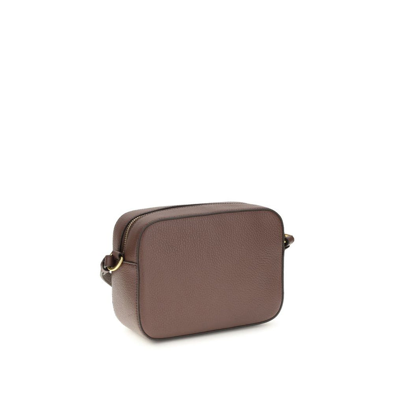 Coccinelle Brown Calf Leather Bos Taurus Shoulder Bag