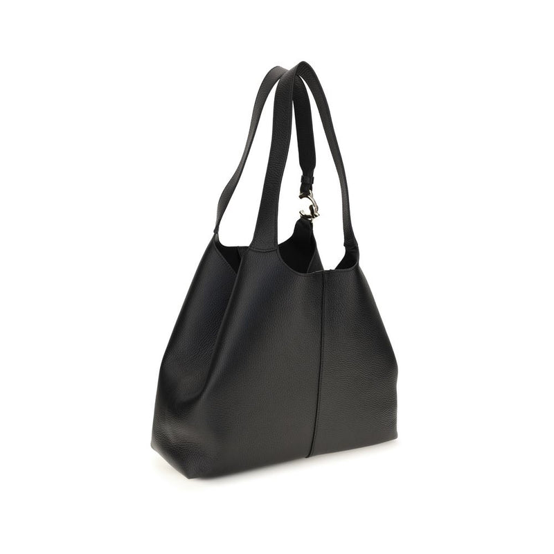 Coccinelle Black Calf Leather Bos Taurus Shoulder Bag