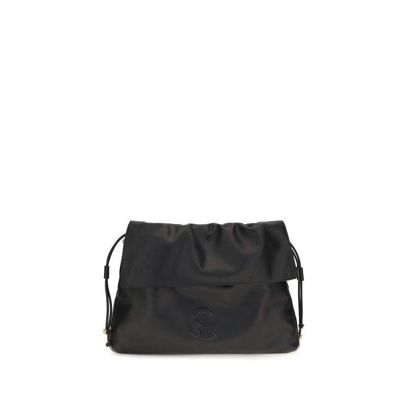 Coccinelle Lidia Black Calf Leather Shoulder Bag