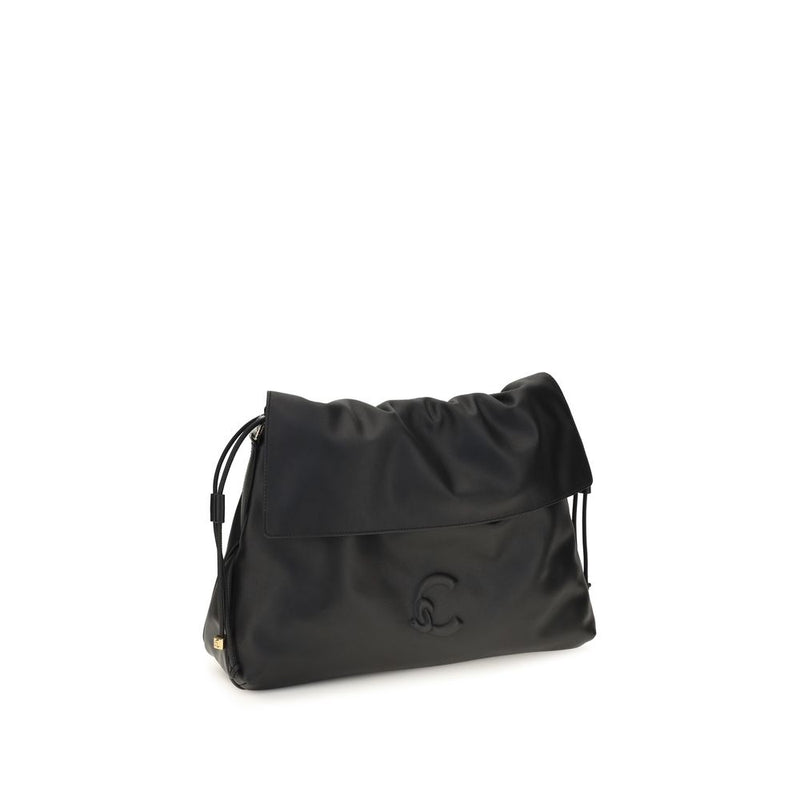 Coccinelle Lidia Black Calf Leather Shoulder Bag