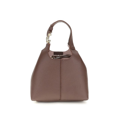Coccinelle Beige Calf Leather Bos Taurus Handbag