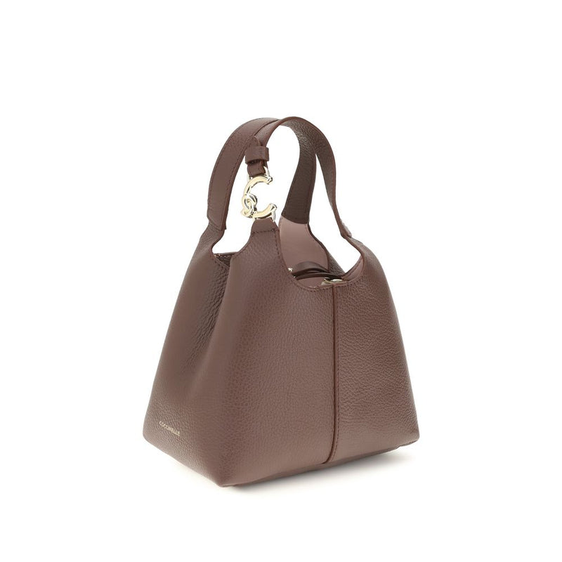 Coccinelle Beige Calf Leather Bos Taurus Handbag