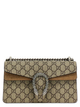 Gucci Beige Calfskin Shoulder Bag