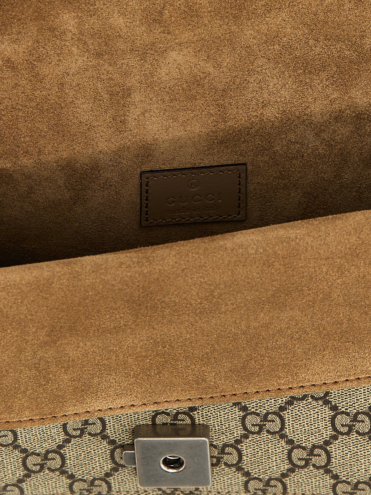 Gucci Beige Calfskin Shoulder Bag
