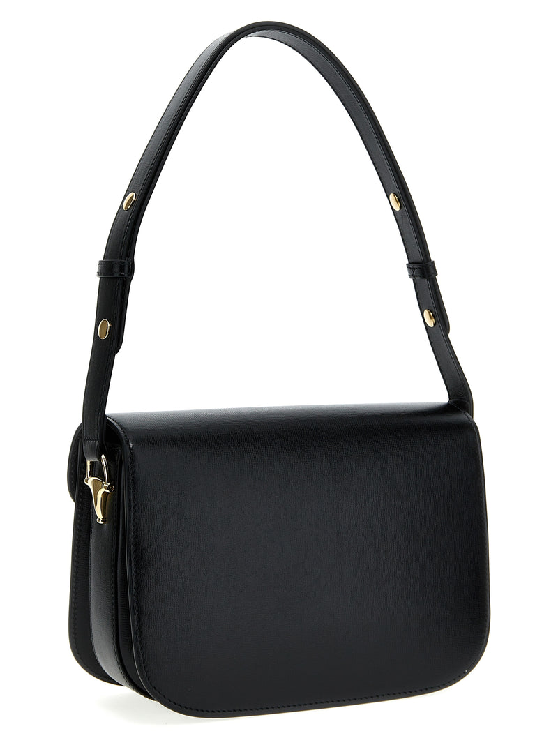 Sac bandoulière Gucci en cuir noir