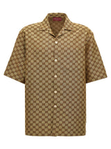Chemisier en lin beige Gucci