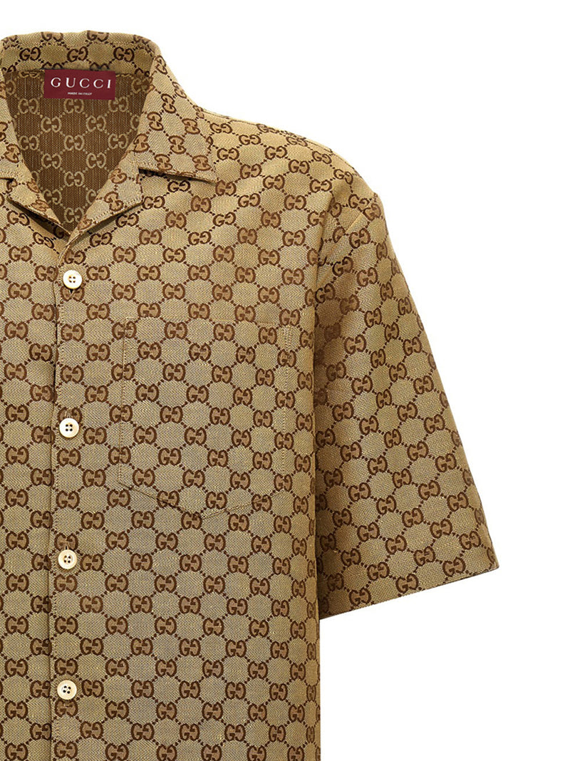 Gucci Beige Linen Blouse