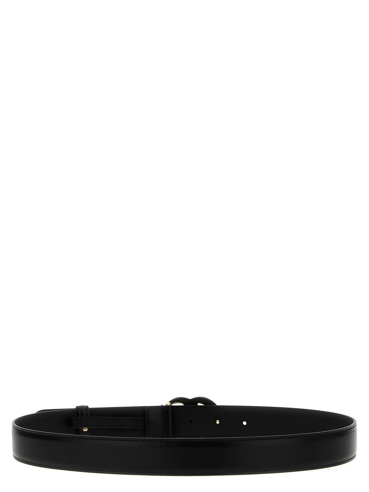 Gucci Black Calfskin GG Marmont Regular Belt