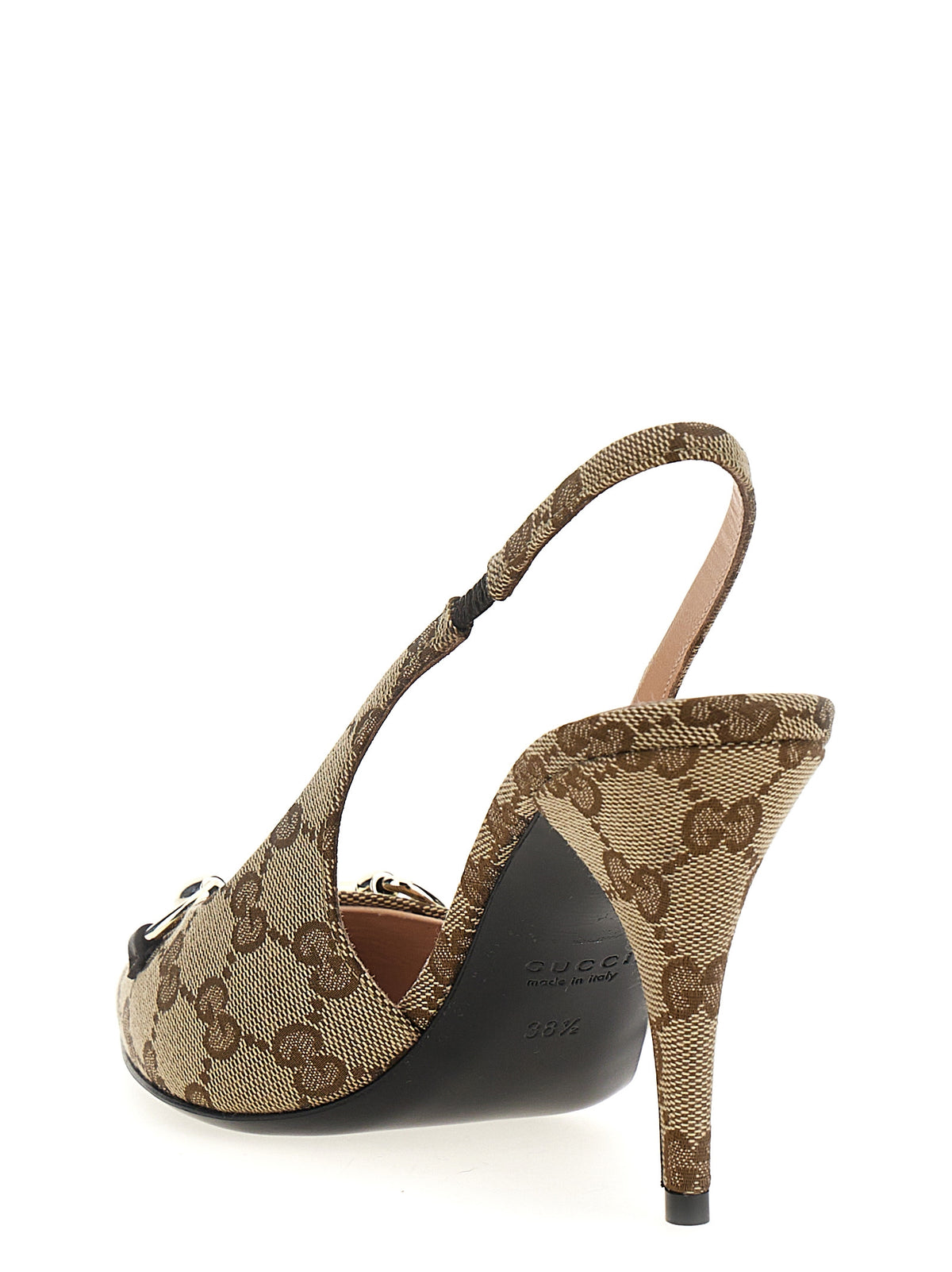 Escarpins à talons hauts Gucci en polyester beige