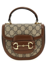 Sac à main Gucci marron en polyéthylène