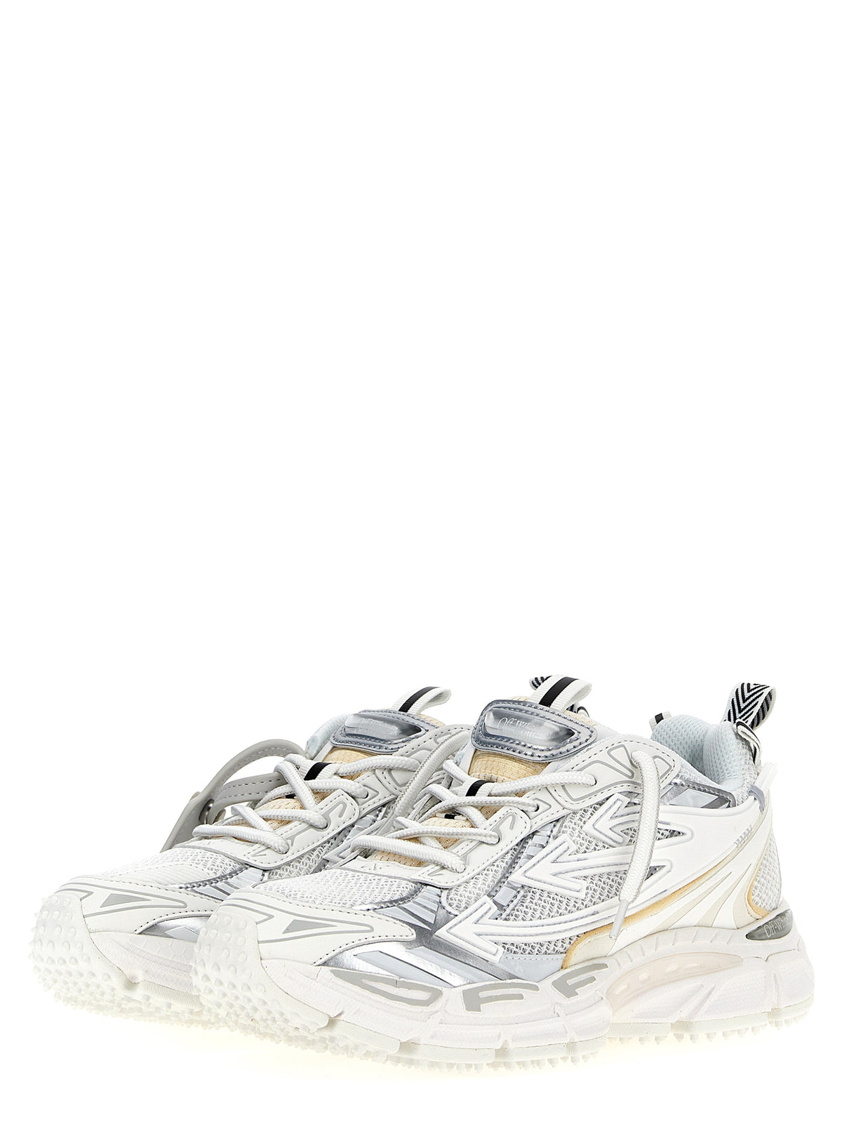 Off-White 'Be Right Back' White Athletic Sneakers for Women