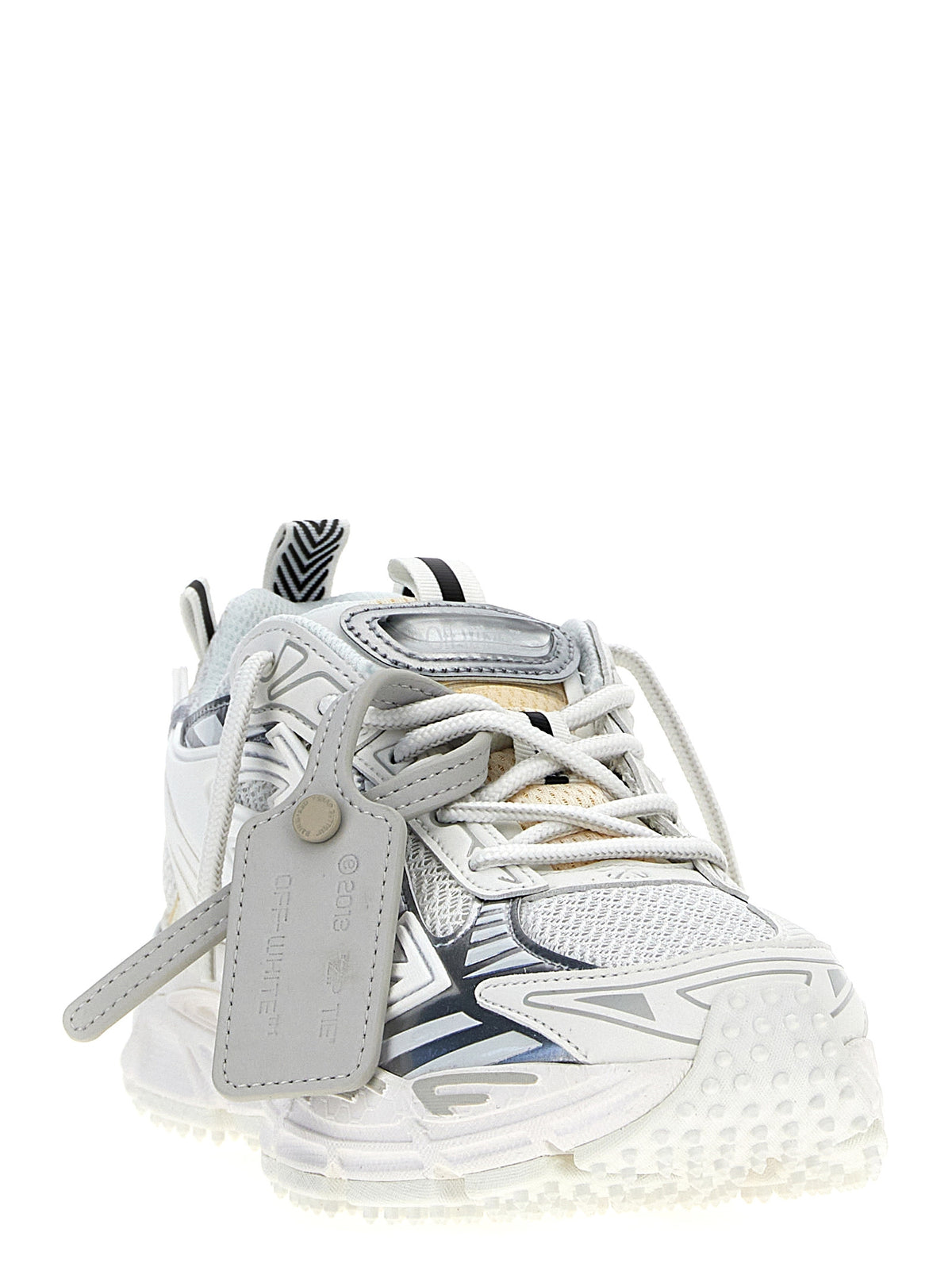 Off-White 'Be Right Back' White Athletic Sneakers for Women