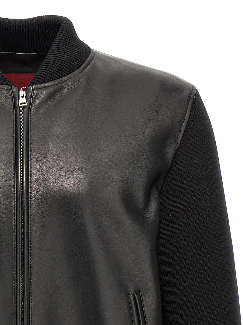 Gucci Black Lamb Leather Leather Jacket