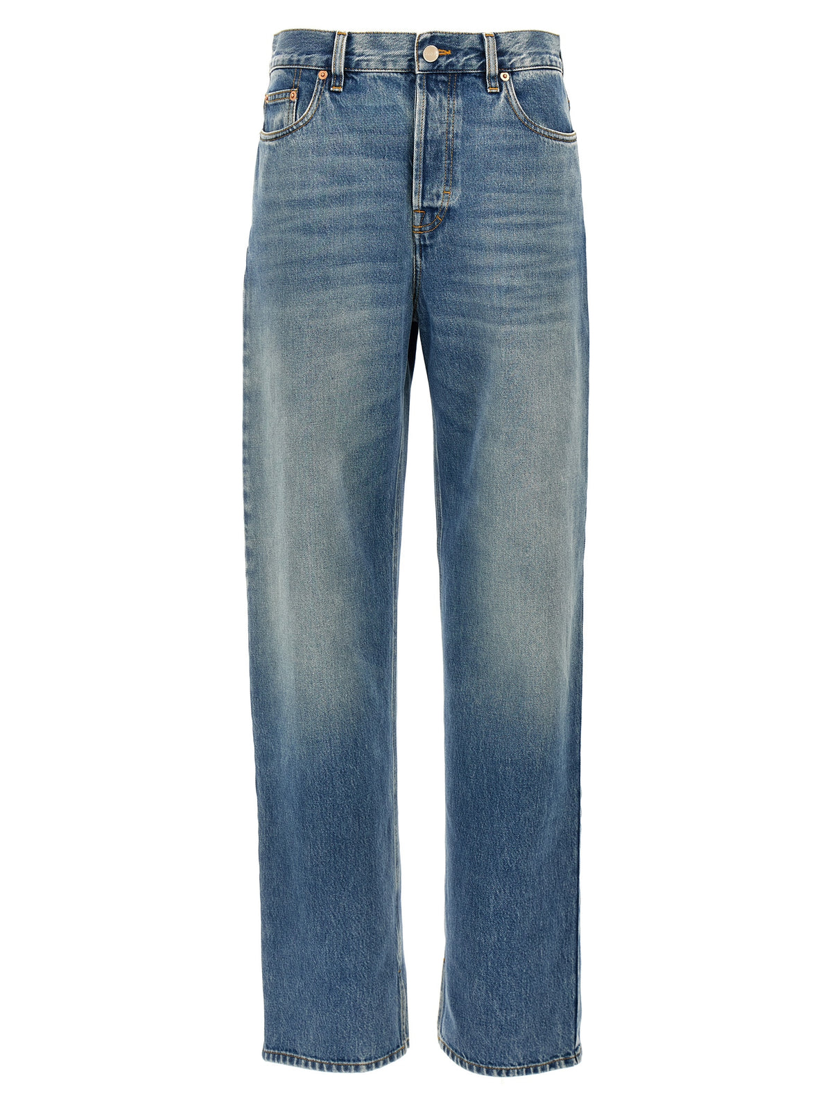 Jeans Gucci Boyfriend en coton bleu