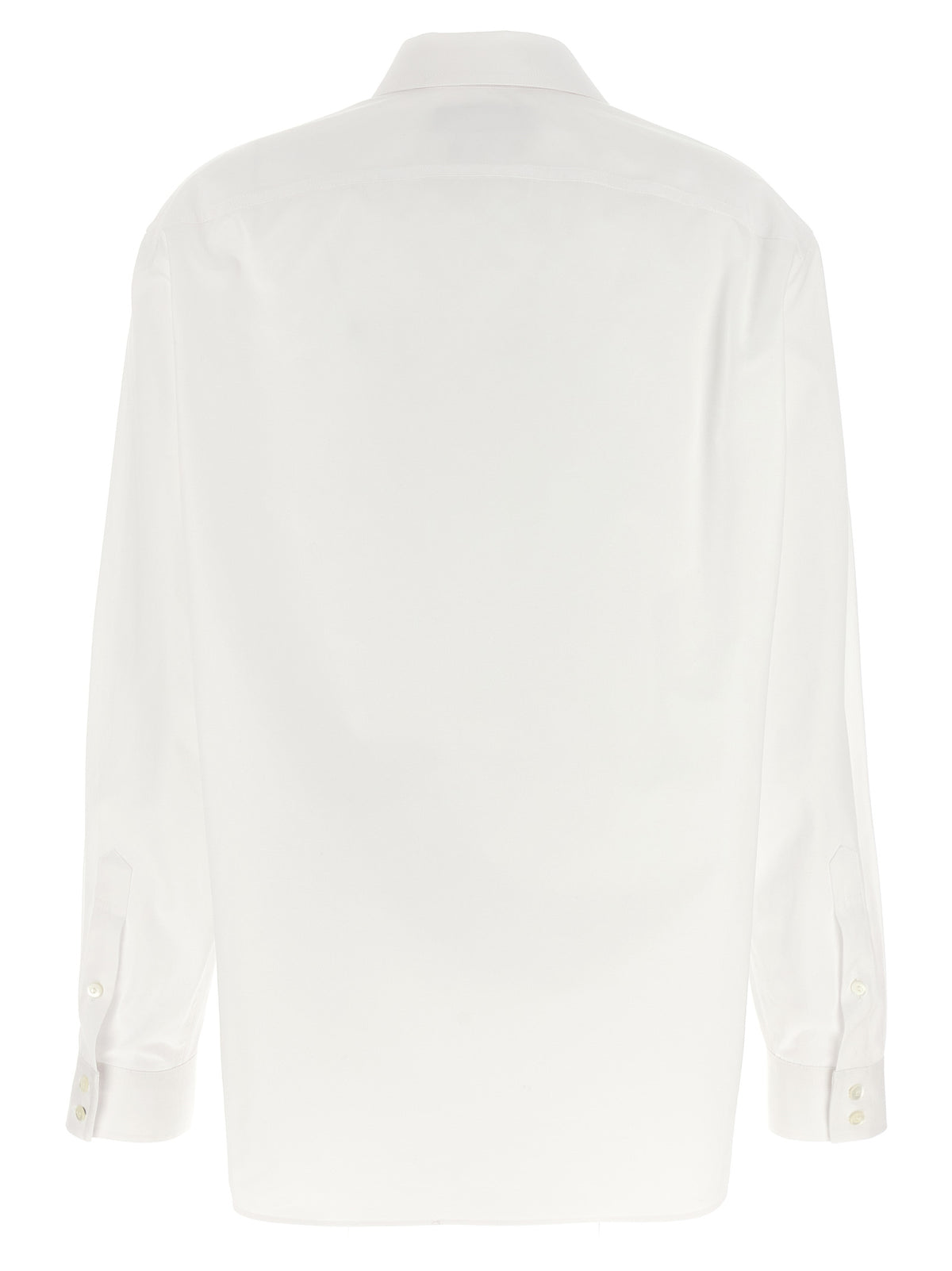 Gucci White Cotton Blouse
