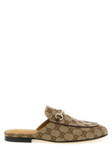 Gucci Princetown Beige Polyester Mules for Women