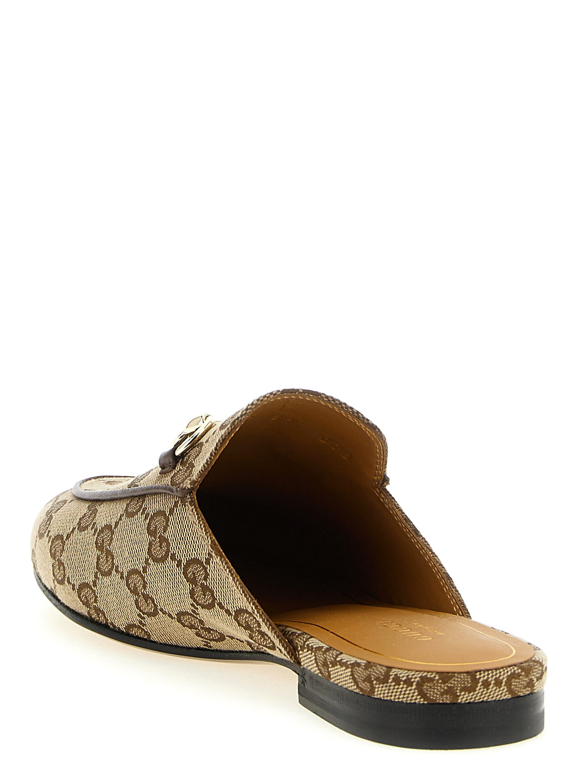 Gucci Princetown Beige Polyester Mules for Women