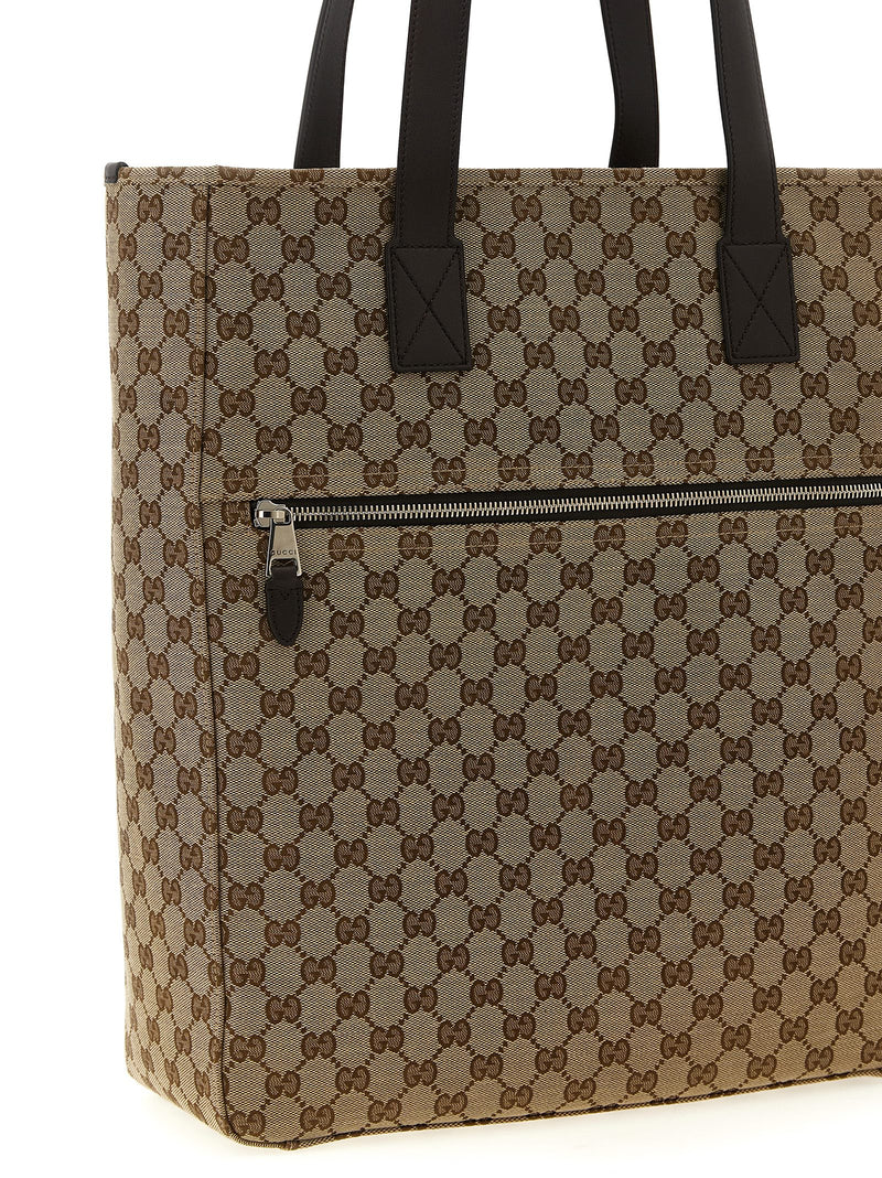 Gucci Brown GG Fabric Shoulder Bag for Men