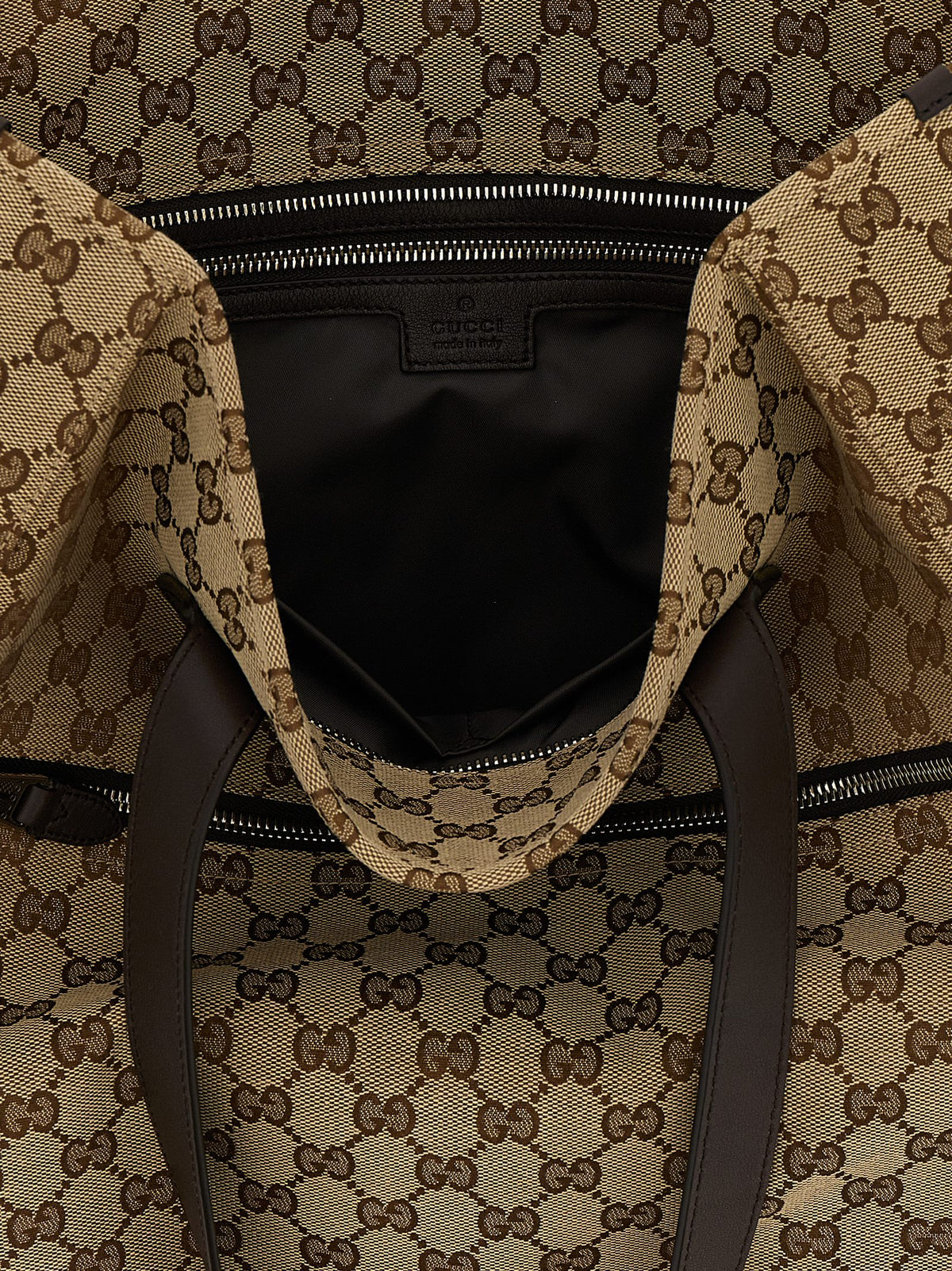 Gucci Brown GG Fabric Shoulder Bag for Men