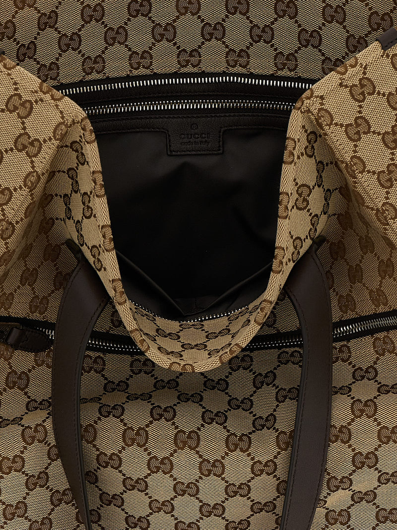 Gucci Brown GG Fabric Shoulder Bag for Men
